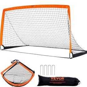 VEVOR Portable Soccer Goal, 6.5x3.25 ft Kids Backyard Soccer Net, Foldable Pop Up Practice Soccer Net, Mini Youth Training Soccer Goal Set