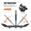 VEVOR Kayak Roof Rack 1 Pair J-Bar, Soft Roof Rack, Top Mount Tie Down, Carrier for kayak, Surf Board, Canoe, SUP, Ski Board, Mount on Car, SUV, Truck