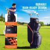 VEVOR Golf Cart Bag with 14 Way Organizer Divider Top, 36' 13 Pockets Premium Cart Bag