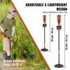 VEVOR Metal Detector for Kids, 6 Inch, 25''-37'' Adjustable Gold Detector, IP68 Waterproof Search Coil with LCD Display Advanced DSP Chip