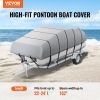 VEVOR Pontoon Boat Cover, 23'-24' Waterproof Trailerable Pontoon Cover, 800D Marine Grade PU Oxford Fabric, with Motor Cover