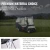 VEVOR Golf Cart Enclosure, 600D Polyester Driving Enclosure with 4-Sided Transparent Windows