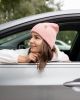 HAAKWEAR Theta-Stitch Cuffed Beanie - Designed and Made in USA (Patent Pending Design) - Pearl Pink