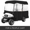 VEVOR Golf Cart Enclosure 86'', 4-Person Golf Cart Cover, 4-Sided Fairway Deluxe, 300D Waterproof Driving Enclosure with Transparent Windows