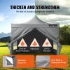VEVOR 10x10 FT Pop up Canopy with Removable Sidewalls, Instant Canopies Portable Gazebo & Wheeled Bag, UV Resistant Waterproof