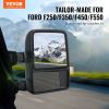 VEVOR Towing Mirrors, Left & Right Pair Set for 1999-2007 Ford F250 F350 F450 F550, Power Heated with Signal Light, Plane & Convex Glass