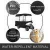 VEVOR Golf Cart Enclosure 86'', 4-Person Golf Cart Cover, 4-Sided Fairway Deluxe, 300D Waterproof Driving Enclosure with Transparent Windows