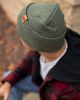 HAAKWEAR Theta-Stitch Cuffed Beanie - Designed and Made in USA (Patent Pending Design) - Forest Green
