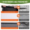 VEVOR Golf Net, 10x7ft All in 1 Golf Practice Net, Indoor Outdoor Home Golf Swing Training