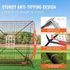 VEVOR 5x5 ft Baseball Softball Practice Net, Portable Baseball Training Net for Hitting Batting Catching Pitching