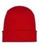 HAAKWEAR Theta-Stitch Cuffed Beanie - Designed and Made in USA (Patent Pending Design) - Scarlet Red
