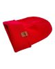 Cuffed Traditional Solid Scarlet Red