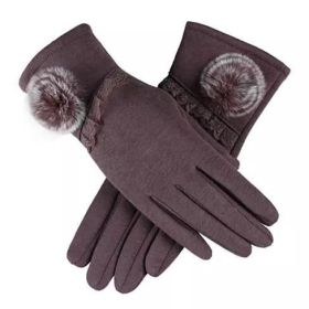 SWEET ROZINA Touch Gloves (Color: Gray)