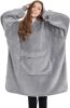 Krifey Wearable Blanket Hoodie, Oversized Sherpa Hooded as Birthday Gifts Christmas Gifts for Mom Women Girlfriend Men
