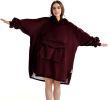 Krifey Wearable Blanket Hoodie, Oversized Sherpa Hooded as Birthday Gifts Christmas Gifts for Mom Women Girlfriend Men