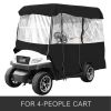 VEVOR Golf Cart Enclosure, 4-Person Golf Cart Cover, 4-Sided Fairway Deluxe, 300D Waterproof Driving Enclosure with Transparent Windows, Fit for EZGO